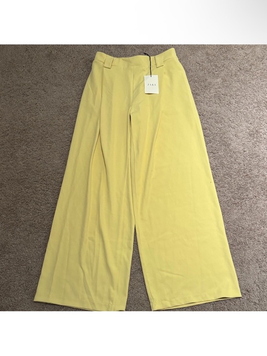 Jaki Pants - JAKI LONDON Yellow Wide-Leg Trousers
